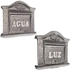 Kit Com Visor Moldura Para leitura do Consumo de Luz e Agua
