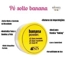 Pó de Banana Isis – Finalização Perfeita, Toque Aveludado