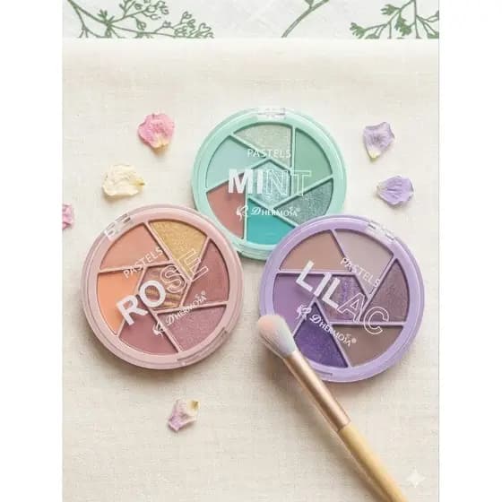 Coleção sombra para olhos Pastels - D'Hermosa maquiagem