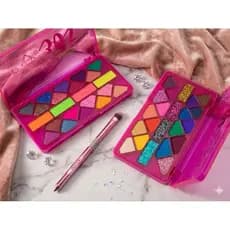 Paleta de Sombras Zoe - Jasmyne , cores vibrantes com glitter.