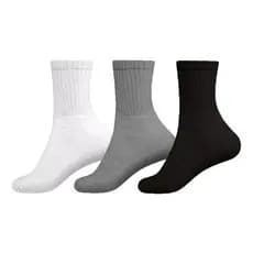 Combo  6 Pares Meias Masculinas Atividade Fisica Cano Longo Grossas Algodão Oferta!!