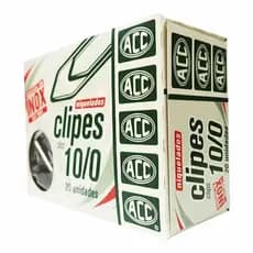 Clips Niquelado 10/0 com 20 unidades - ACC