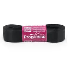 Fita de Cetim 22mm Preta Pacote com 10 Metros – Progresso
