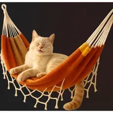 Rede de descanso para gatos caminha de pet com diversas cores