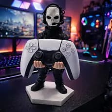 Suporte Skull Guardian Para Controle PS5 e Xbox | Base Expositor para Controle de Vídeo Game, Organizador Gamer de Mesa