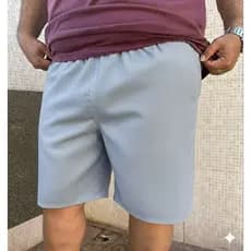 Short Masculino Linho Coton Premium Plus Size.