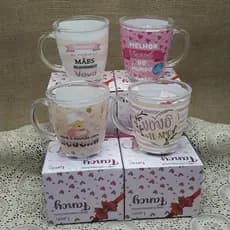Caneca De Vidro Estampada Frases Homenagem Vovó 380 ML KeHome