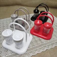 Kit Mesa 3 X 1 Porta Guardanapos, Saleiro e Paliteiro PG 200 - Delta Útil