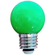Lâmpadas Led Mini Bulbo Bolinha E27 1w Bivolt 110/220V Color Verde