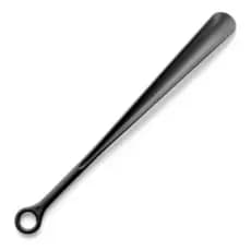 Calçadeira Calçador Tenis Plástico Preto Sapato Longa 46cm Ordene