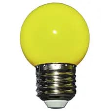 Lâmpadas Led Mini Bulbo Bolinha E27 1w Bivolt 110/220V Color Amarelo