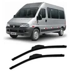 Par Palheta Limpadora Parabrisa Silicone Ducato 1998 À 2013