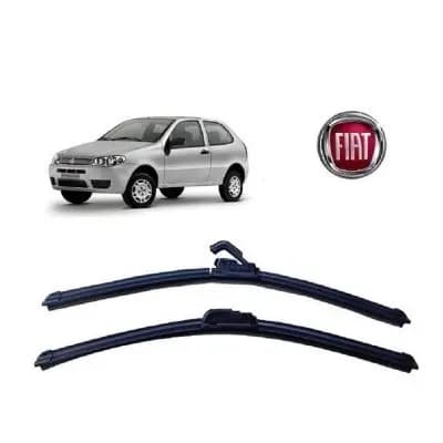 Par Palhetas Limpador De Parabrisa Dianteiro Para Fiat Palio G3 / G4 2004 Até Ano 2016
