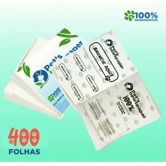 Jornal Pet 400 Folhas Tapete Higiênico EcoJornal
