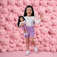 Conjunto Unicórnio, Conjunto Feminino, Roupa de Menina, Moda infantil, Menina e Boneca, Look de Menina