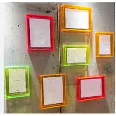 Moldura Colorido em Acrílico