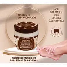 Creme Hidratante de Uréia, Pés com Rachaduras, Ressecados  Hidrapés 240g