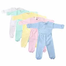 Kit 9 Peças Bebê Conjunto Body Manga Longa e Calça Mijão Pagão Menina Menino Com 3 Extensor
