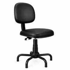 Cadeira Costureira INOVVA NR17 Ergonômica Regulagem a Gás Industrial Confecção 110kg