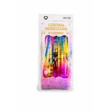 KIT- COM 2 CORTINAS COLORIDA 2X1M