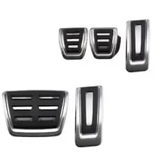 Capa Pedal Pedaleira inox para VW Volkswagen Polo Tcross Nivus Virtus Taos Tiguan Up! 2017 2025 - Automatico Manual