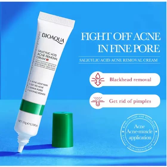 bioaqua ácido salicílico creme facial remoção de acne cremes marca reparação hidratante removedor cravo cuidados