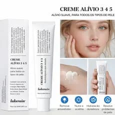 Creme Calmante 345 Relief e Hankey Hidratação  e Alívio para Pele Sensível e com Vermelhidão Rosácea