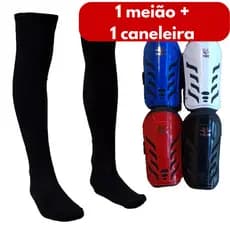 Meião Futebol Infantil + Caneleira