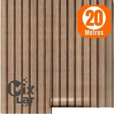 Papel de Parede Madeira Ripado 5 METROS x 45CM Adesivo Autocolante para Sala, Quarto