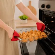 Luvinha De Cozinha Pegador Resistente ao Calor Para Travessas e Formas de Bolo