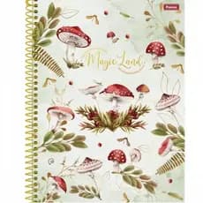 Caderno C/D 01 Matéria Magic Land 80 Folhas Foroni Capa Sortida