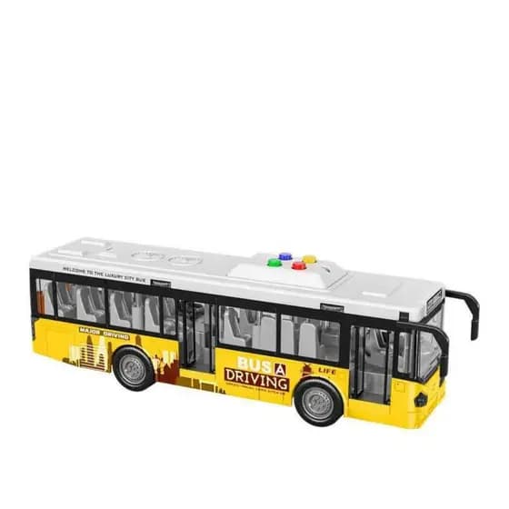 Travel Driver Bus Amarelo Com Sons E Luz Cardoso Toys