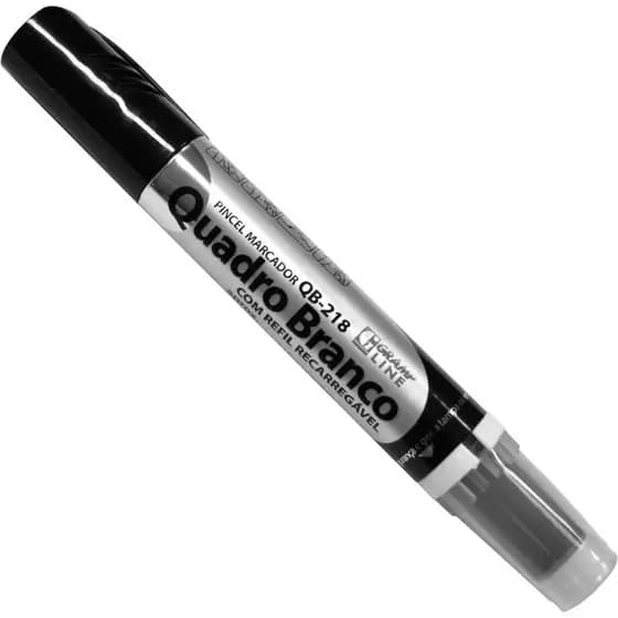 Marcador Quadro Branco Com Refil Preto Gramp Line