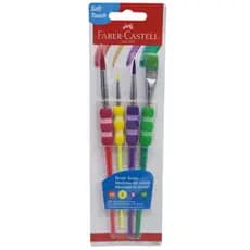 Pincel Soft Touch-CTL 4 Peças 481690 Faber Castell