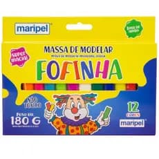 Massa de Modelar Fofinha 12 Cores 1512E Maripel