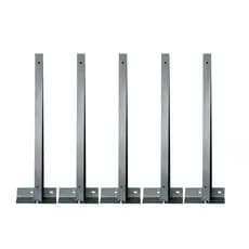 KIT 05 SUPORTE HASTE CONCERTINA 30CM TIPO BASE