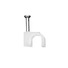 FIXA FIO R-6MM BRANCO - KIT COM 10 PCS