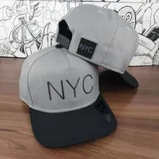 Boné New York NYC Aba Curva Snapback Original De Marca Anth Co Premium NY Trucker Streetwear Fundo
