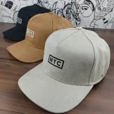Bonés Aba Curva NYC New York Bordado Camurça Modelo Trucker Original Premium Fitão Strapback Ajustável Aberto Chapéu NY