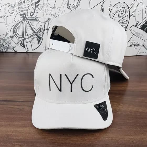 Bonés Snapback NYC Anth Co Aba Curva New York NY Trucker Original Casual Premium Masculino Feminino