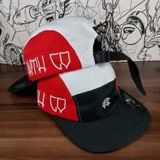 Bonés Five Panel Aba Reta Fitão Ant Co Premium Modelo Aberto Fita Strapback Skatista 5 Panel