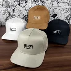 Bonés New York Aba Curva Bordado NYC Trucker Americano NY Camurça Fitão Premium Original De Marca
