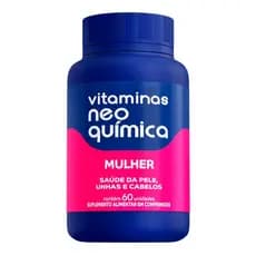 Vitamina A-Z Mulher Neo Química 60 Comprimidos - Original Imunidade e Energia