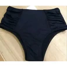 Calcinha franzida de biquini Plus Size