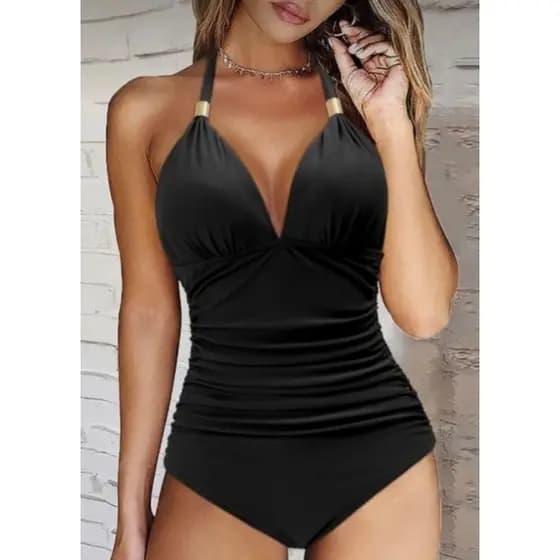 Maiô Plus size bojo franzido top!!