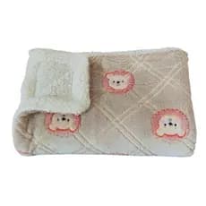 Cobertor Estampado Com Sherpa