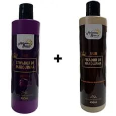 Ativador Ametista 450 ml + Fixador de Marquinha Sun 450ml Melanina Bronze