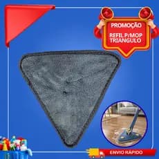 Refil Mop Triangular  Microfibra Limpeza