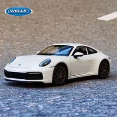 Welly 1 : 24 Porsche 911 Carrera 4S Coupe Alloy Sports Car Modelo Diecasts
