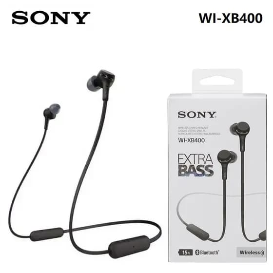 Para SONY WI-XB400 Fones De Ouvido Estéreo Sem Fio Bluetooth 5.0 Esporte Alta Fidelidade Jogo Fone Handsfree Com Microfo